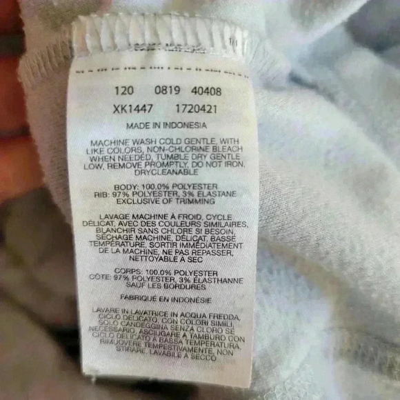 Columbia Athletic Outdoor Half Zip Fleece Pullover /Blue/ Women's Size L - Picture 7 of 7